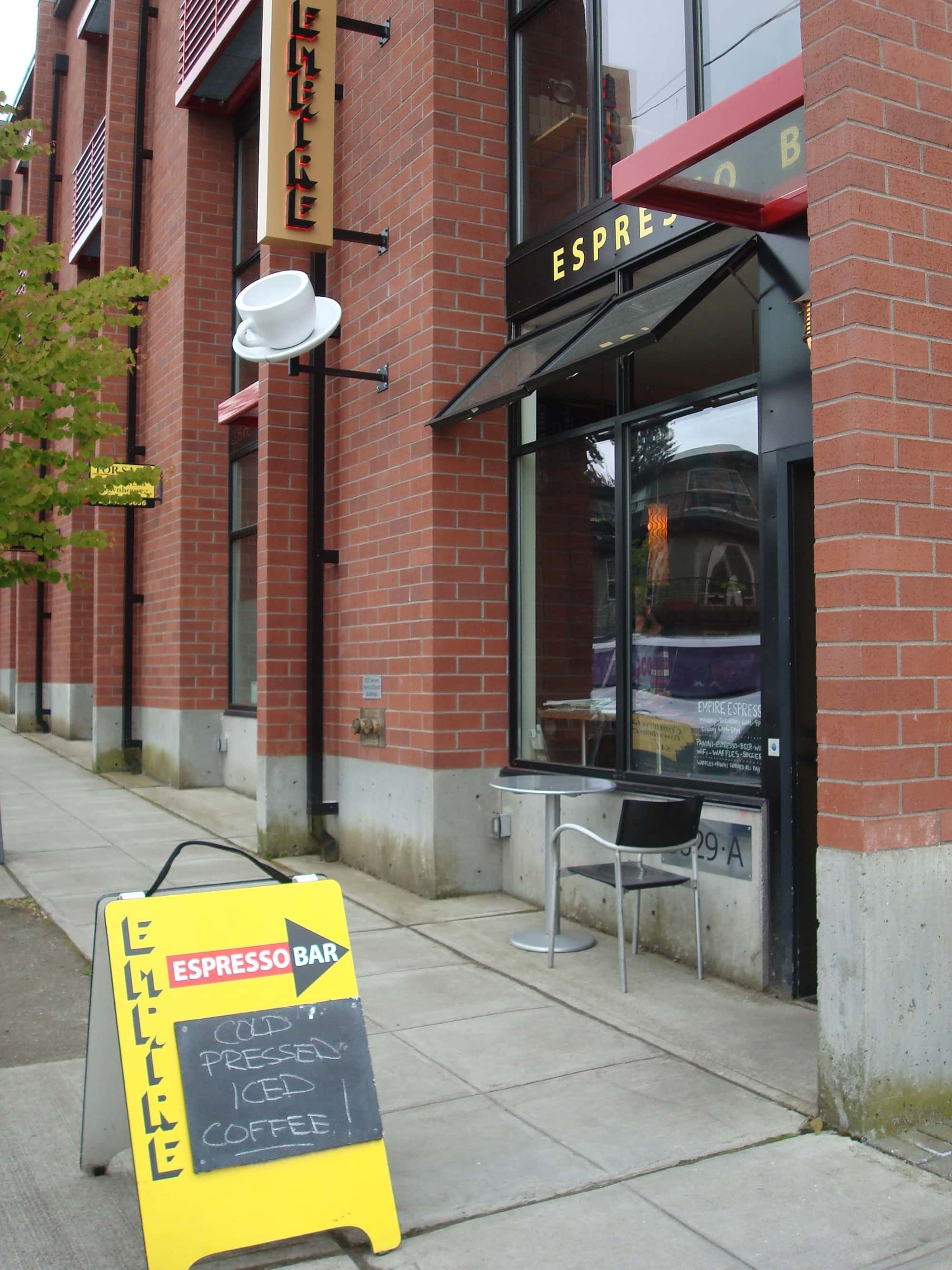 One of Seattle's most well know local coffee shops in Seattle's Columbia City neighborhood.