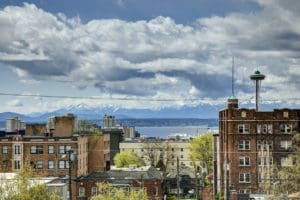 Rooftop View from Capitol Hill Condo