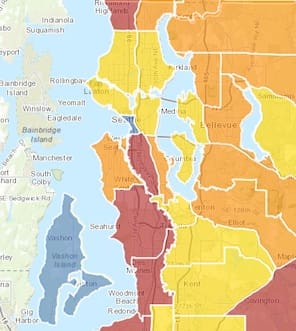 Map of Seattle Real Estate Market