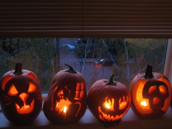 The Glow of Spooky Pumpkins