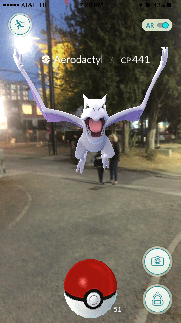 How to get Aerodactyl in Pokemon Go