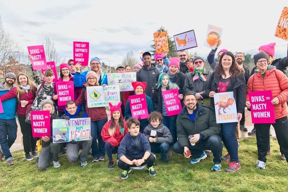 The Women's March In Seattle With Divaland