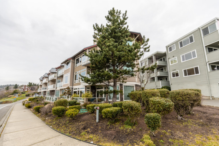 Condominium complex in Des Moines-Normandy Park neighborhood of Seattle, Washington.