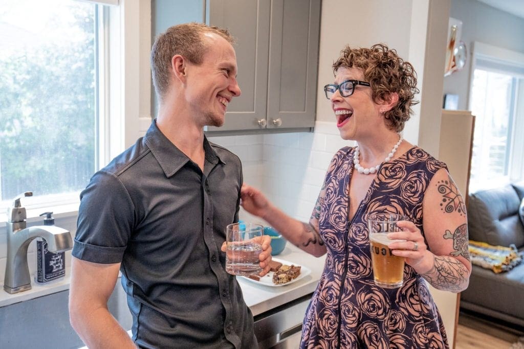 Seattle Home Buyer Stories: Shannon and Leo at home