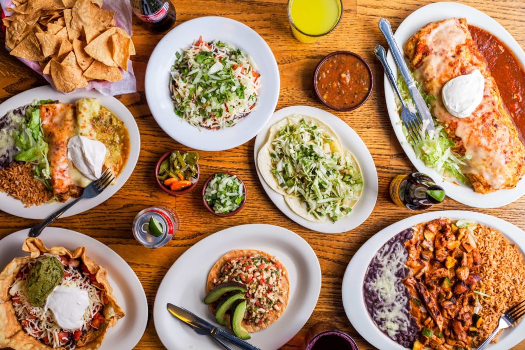 a spread of deliciousness from gordito's