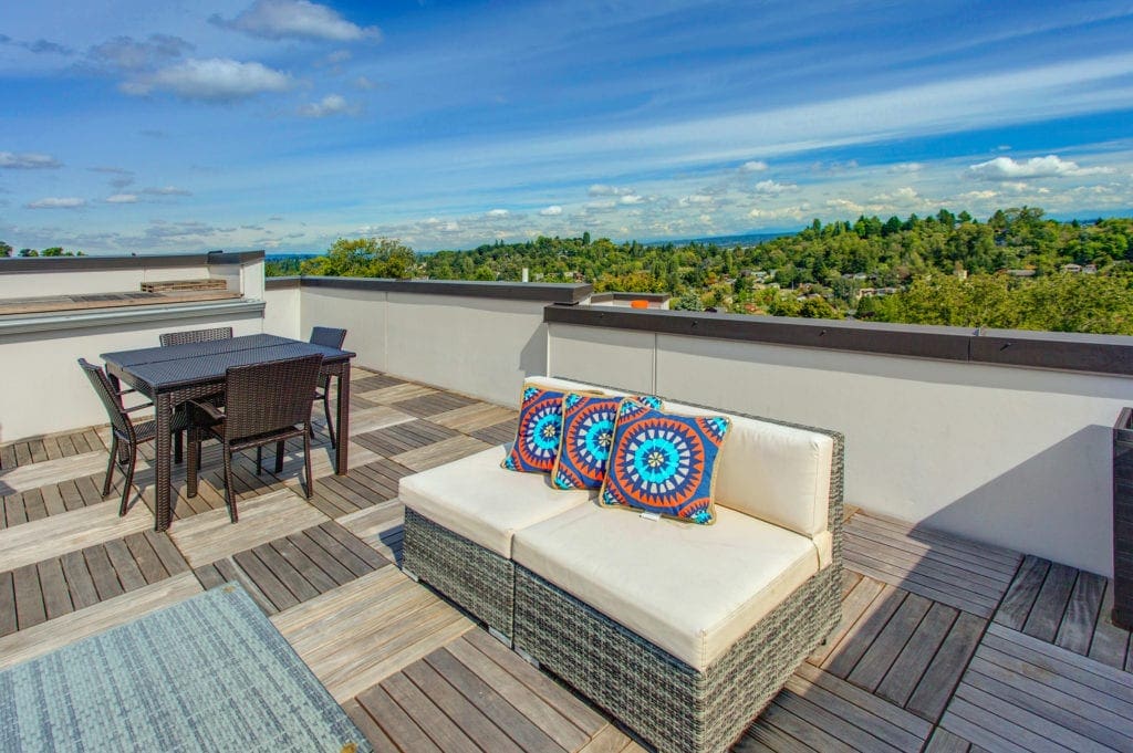 Madison Valley Townhouse Rooftop Decks