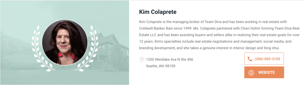 Expertise Awards Kim as One of Seattle's Top Real Estate Agents