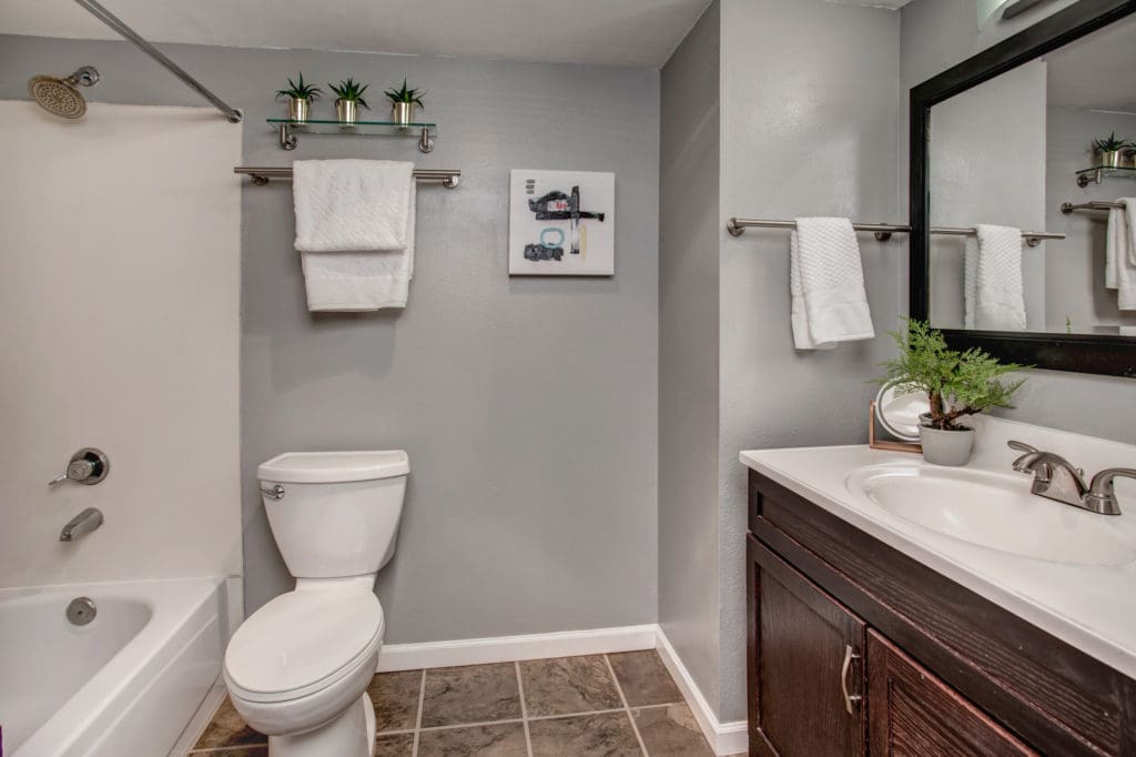 First-Time Home Buyer Capitol Hill Condo Bathroom