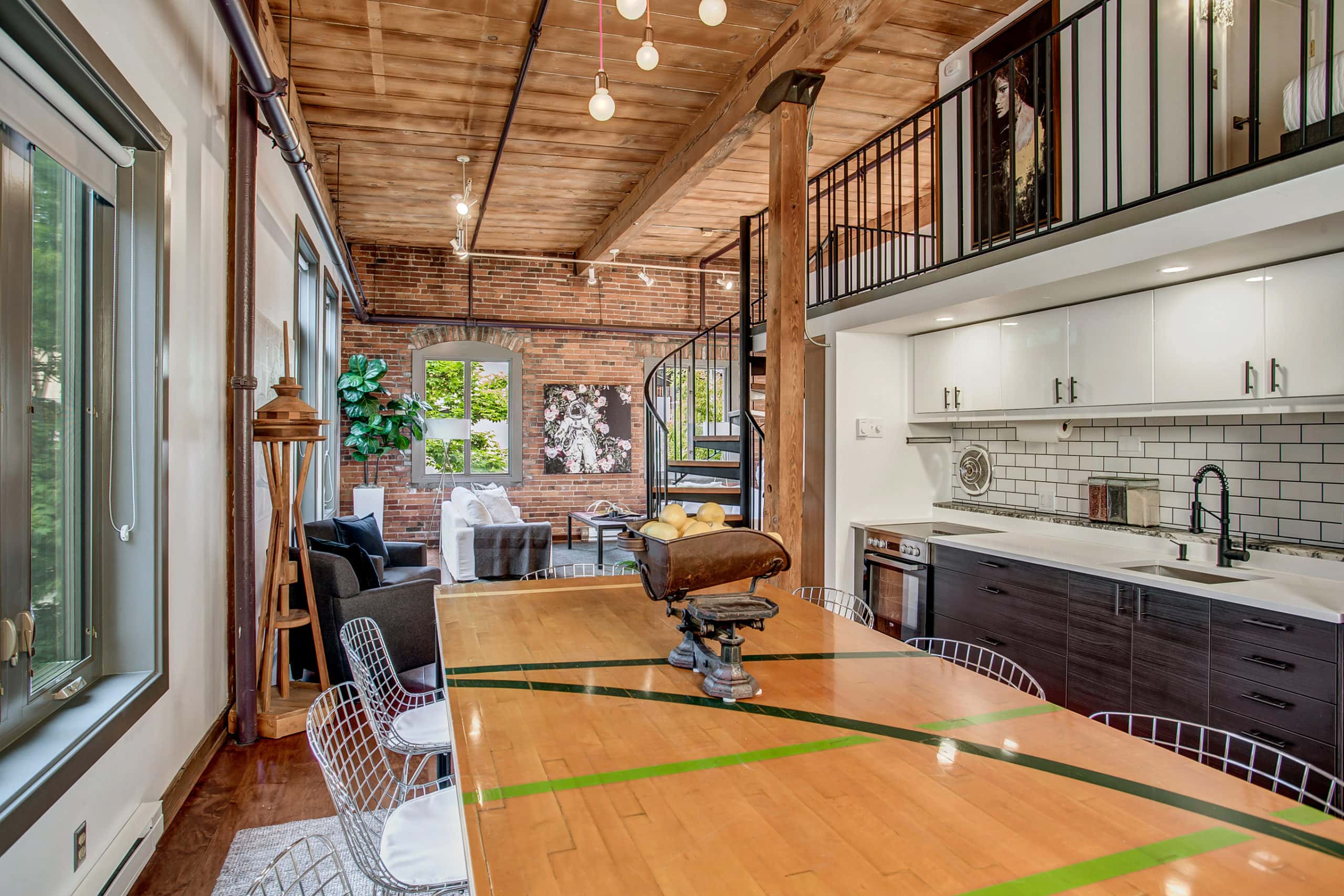 Larger Than Life Kitchen in a Loft Condo