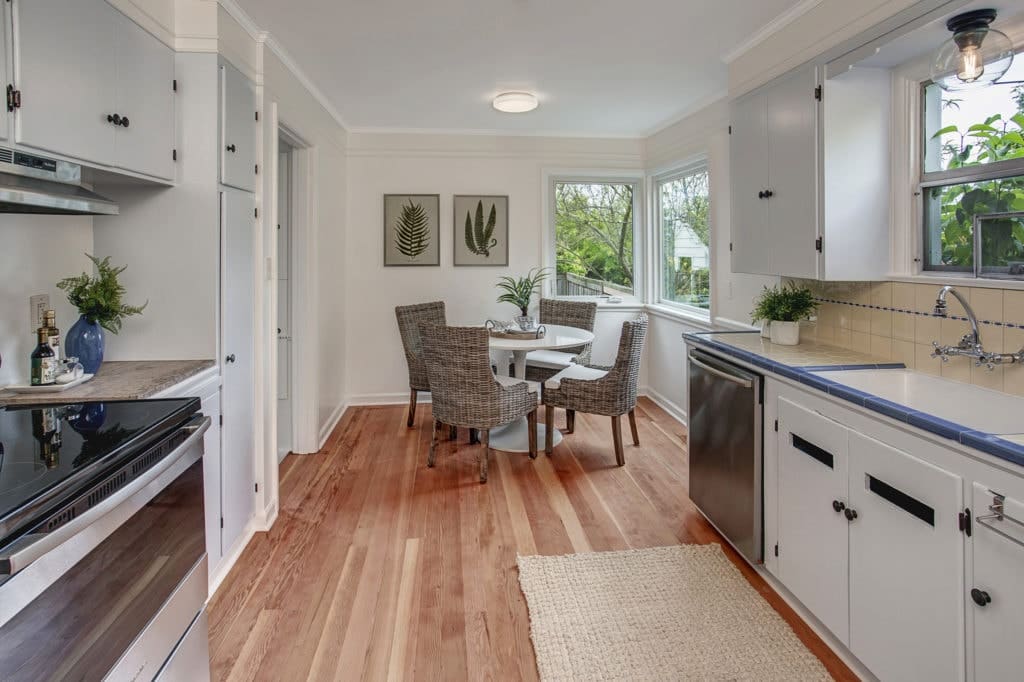 1940's Ballard Home Kitchen and Dining Nook