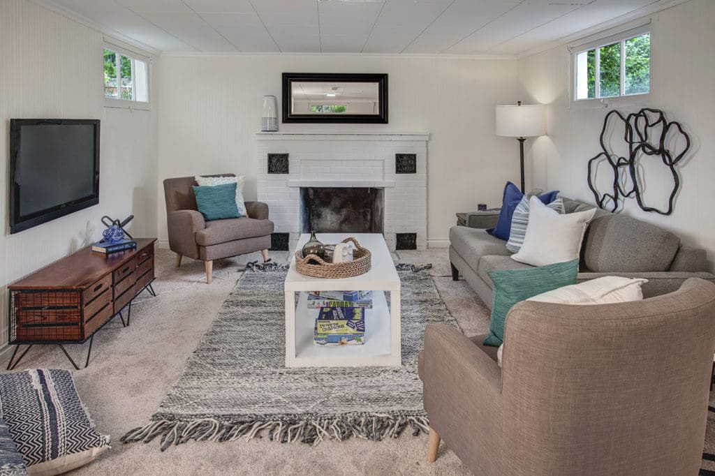 1940's Ballard Home Basement Rec Room