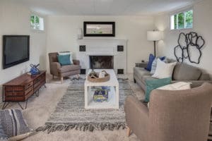 1940's Ballard Home Basement Rec Room