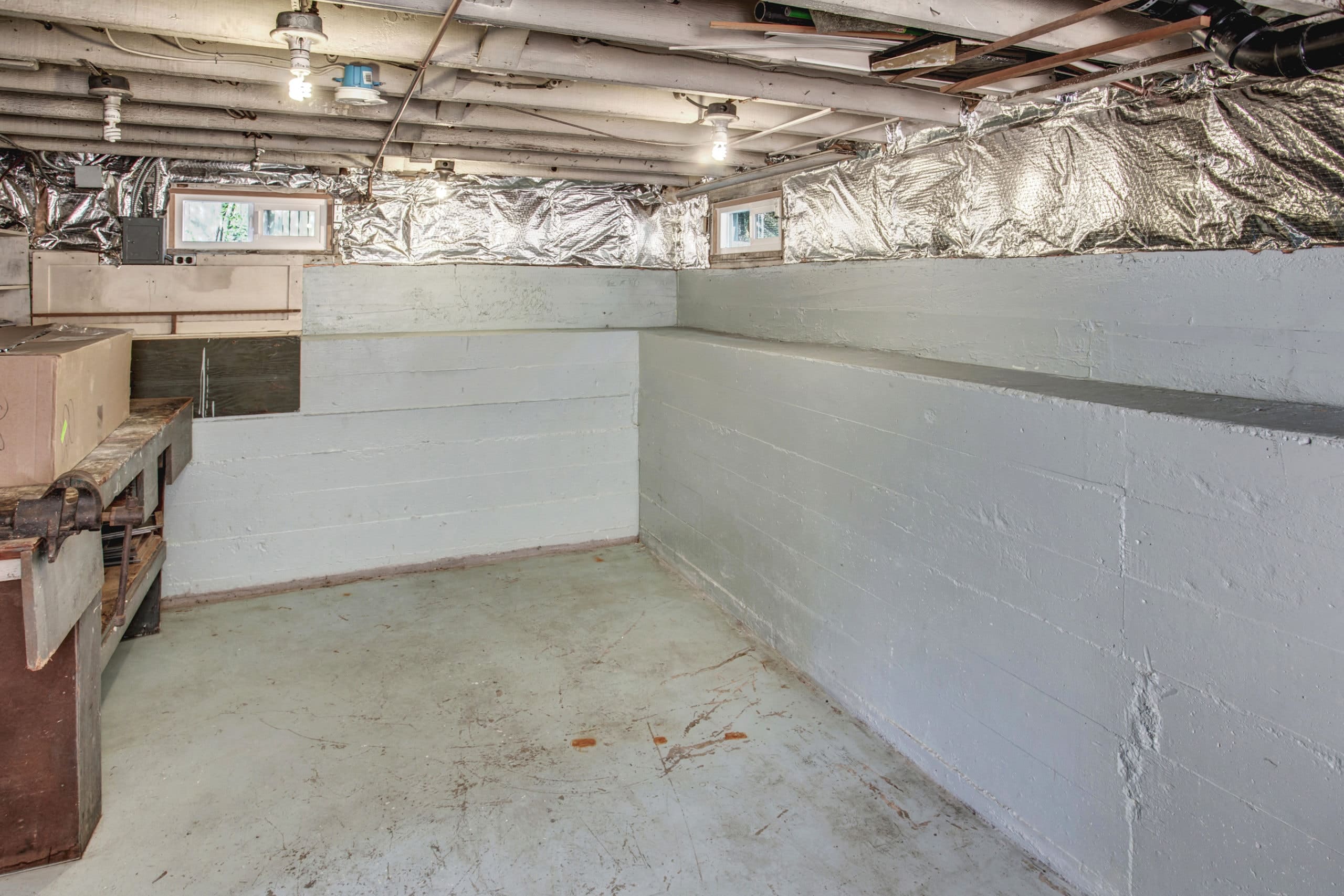 Rainier Beach Home Basement Work and Storage Area