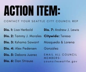 Seattle City Council Reps