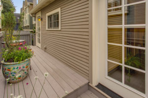 Classic Capitol Hill Home, Back Deck, Mud Room Entry, Kitchen Entry