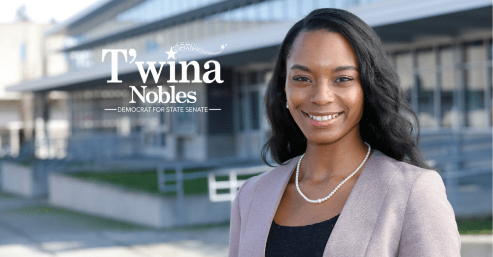 T'Wina Nobles campaign photo for WA State Election 2020