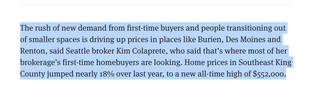 Kim Colaprete Quoted in the Autumn 2020 Real Estate Market