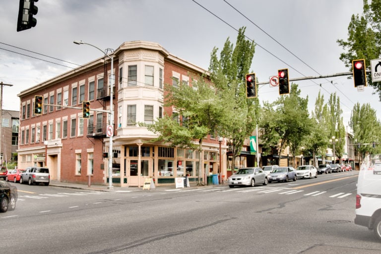 Columbia City downtown street view