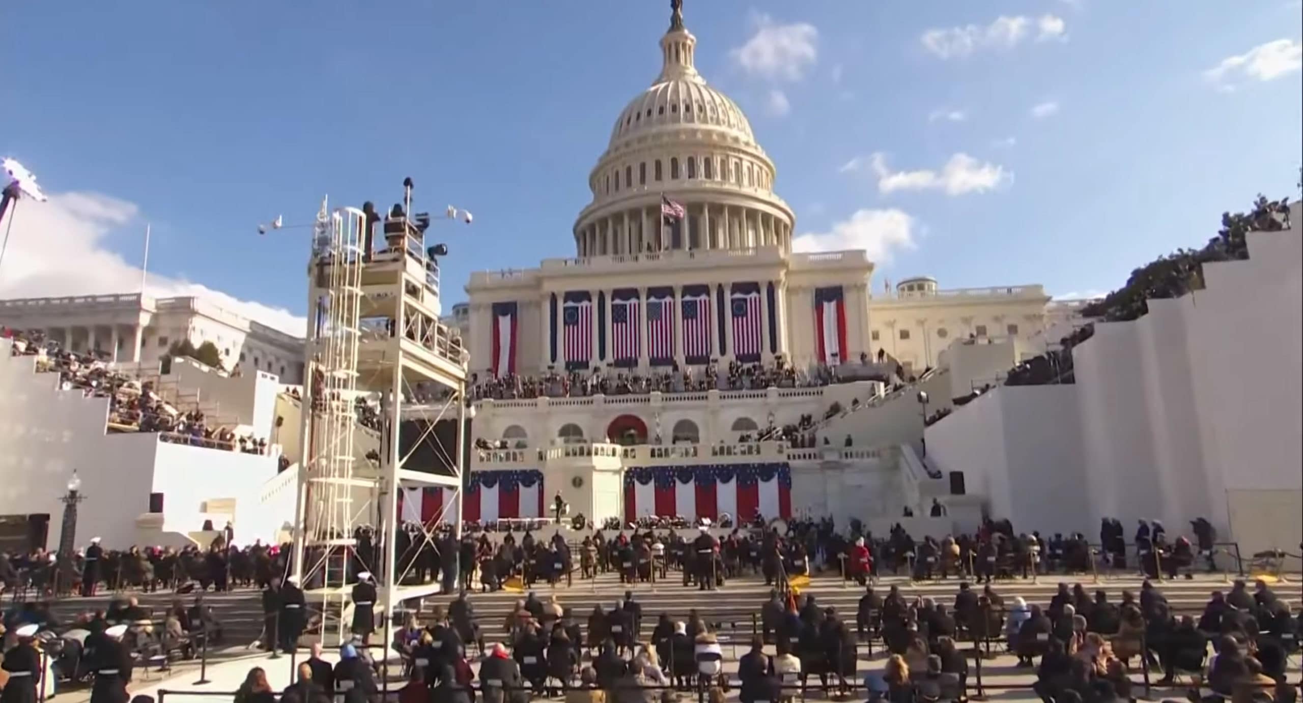 Roy and Kim Show Inauguration Day Edition: The US Capitol building during the Inauguration of President Joe Biden