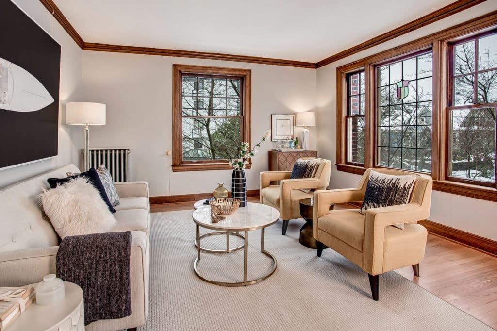 Bering Vintage Capitol Hill Condo Living Room