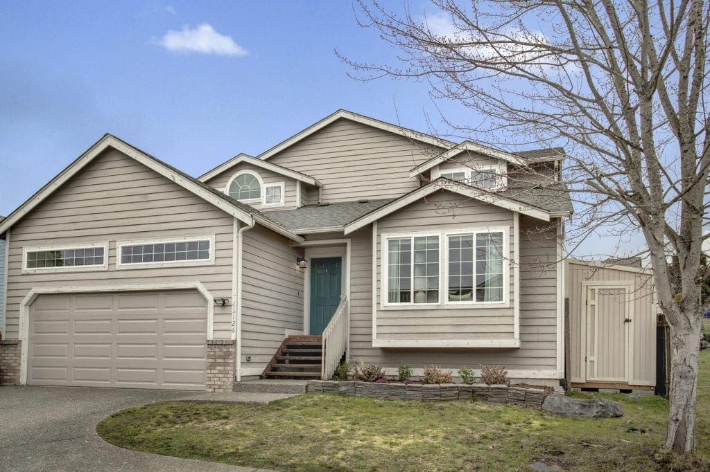 Spacious East Hill Kent Home Exterior, Front Entry, Front Yard, Shed