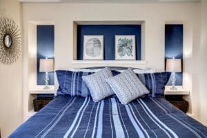 Mid-Century Meadowbrook Home Owner's Suite Bedroom