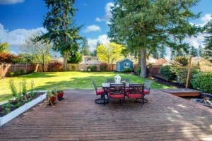 Mid-Century Bellevue Home, Back Yard and Deck