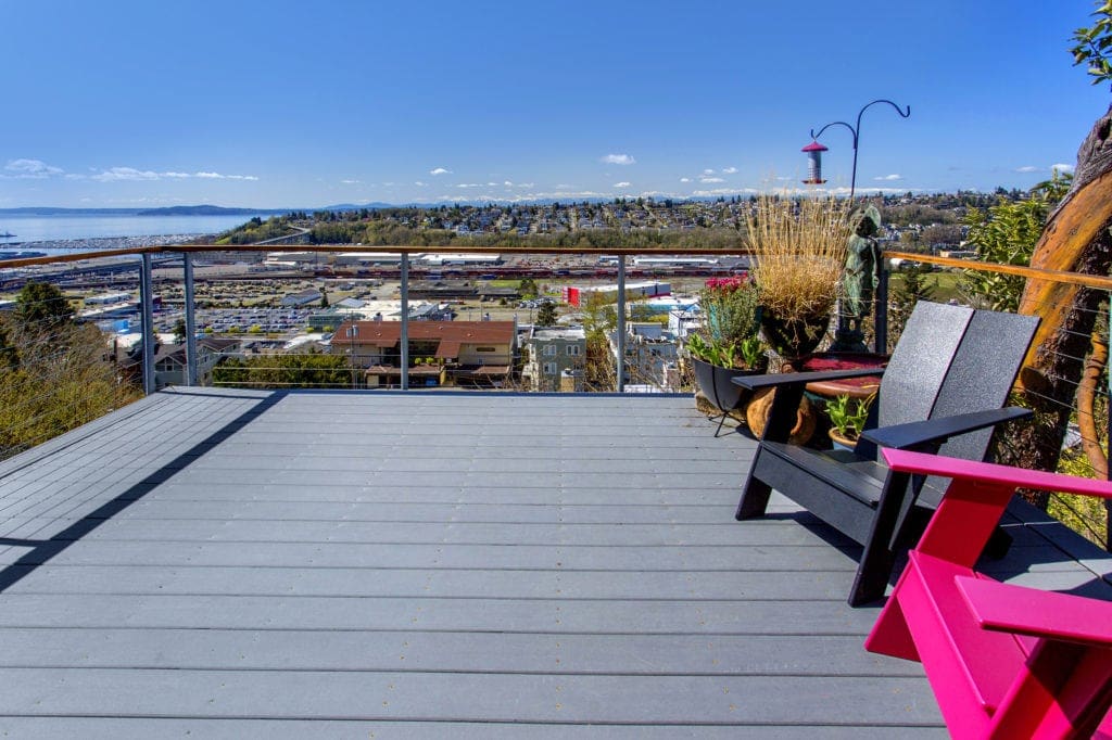 Modern-Queen-Anne-View-Home-Living-Level-Private-Deck-Interbay-View-Magnolia-View-Puget-Sound-View-Olympic-Peninsula-View