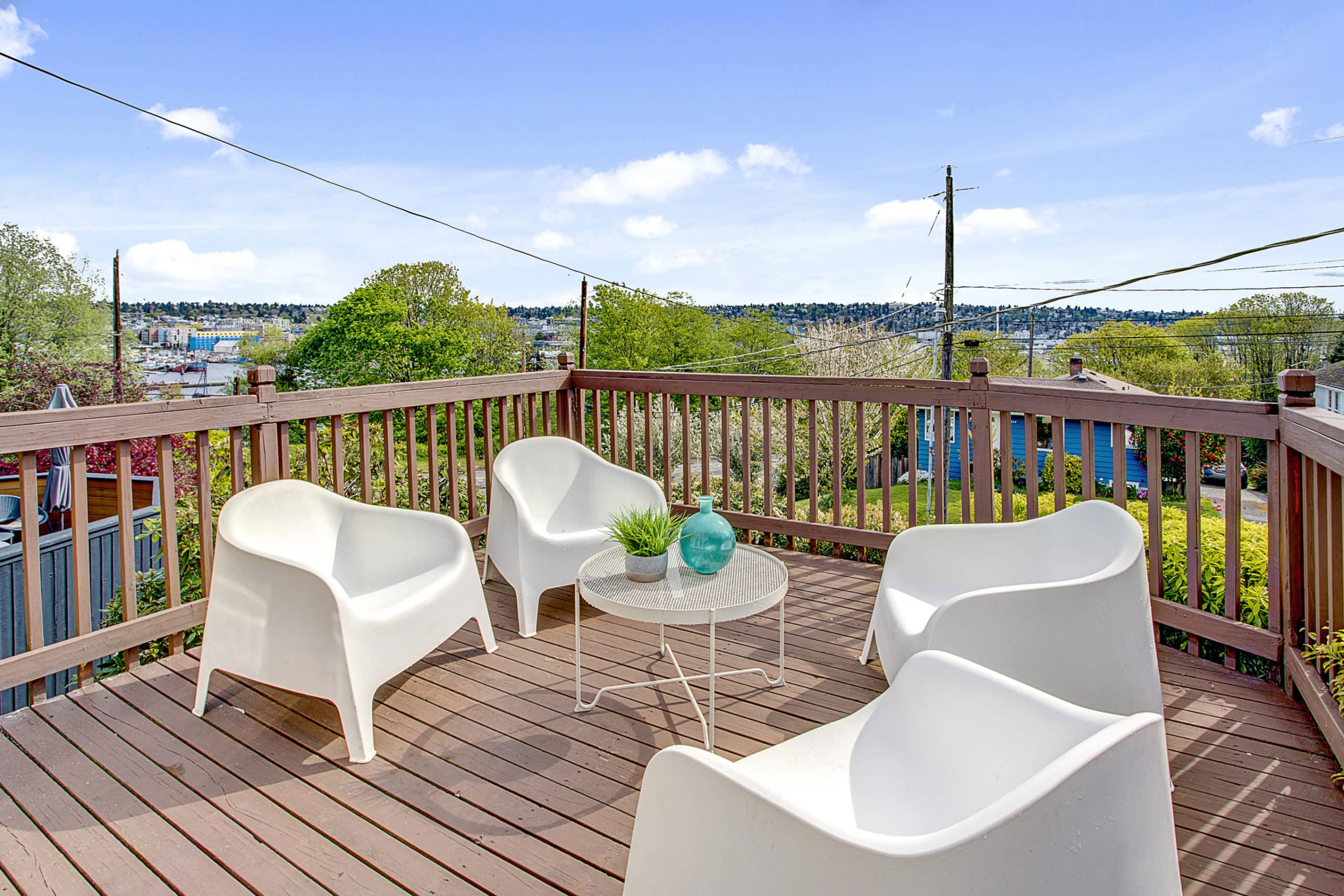 1920's Magnolia View Home Front Deck