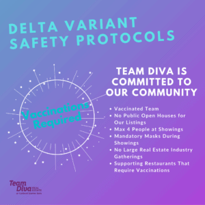 Delta COVID Safety Protocols - Team Diva’s is committed our community