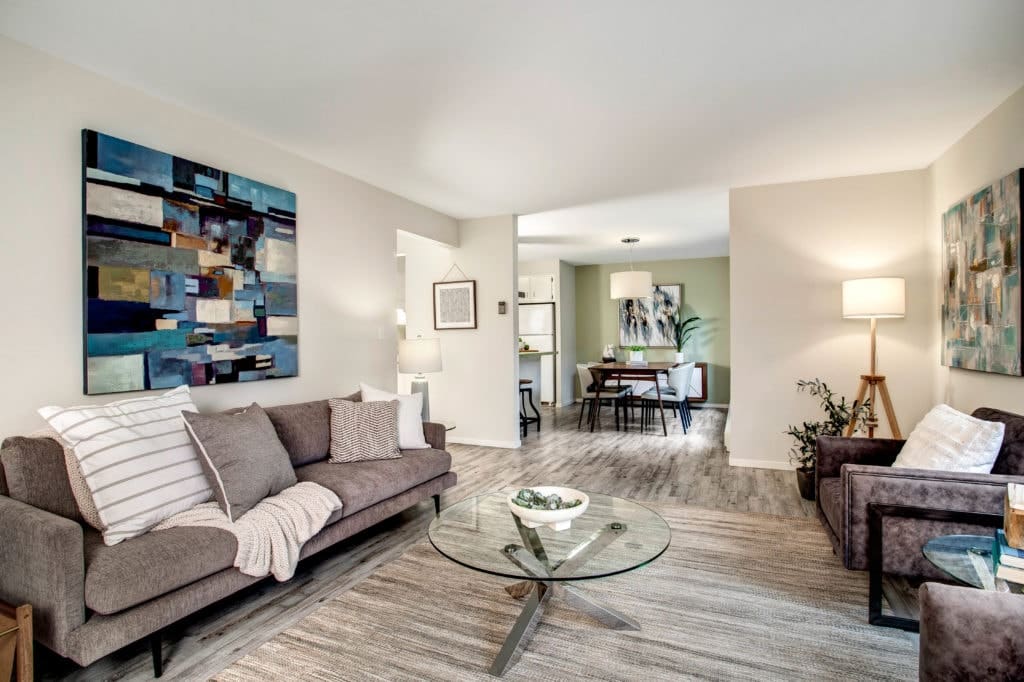 Queen Anne Condo Open Living Area