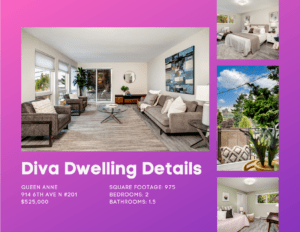 Diva Dwelling details of home and Queen Anne