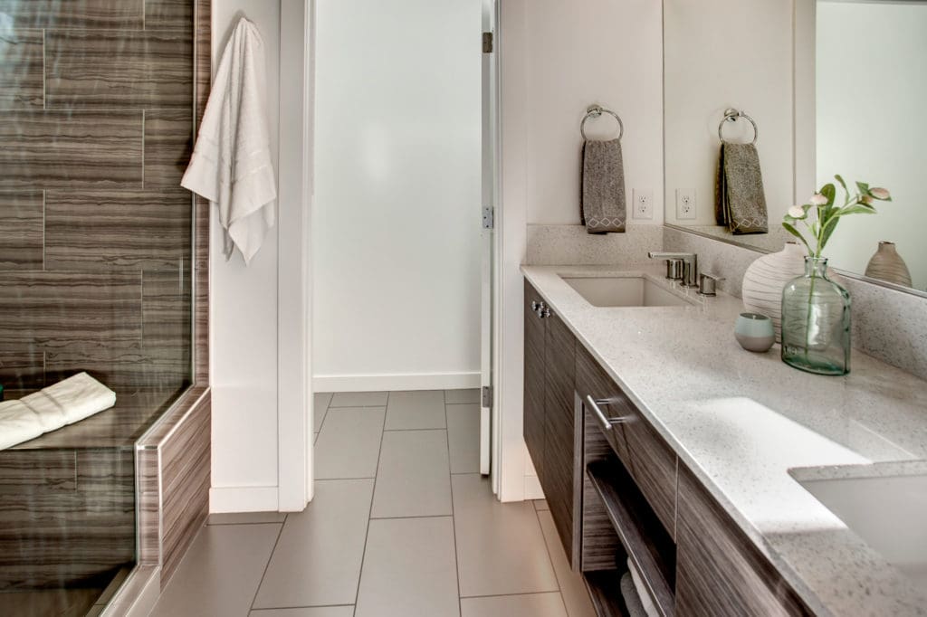 Madison Valley Townhouse Owners Suite Bathroom