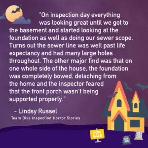 Team Diva - Inspection Horror Stories - Lindsy Russel quote