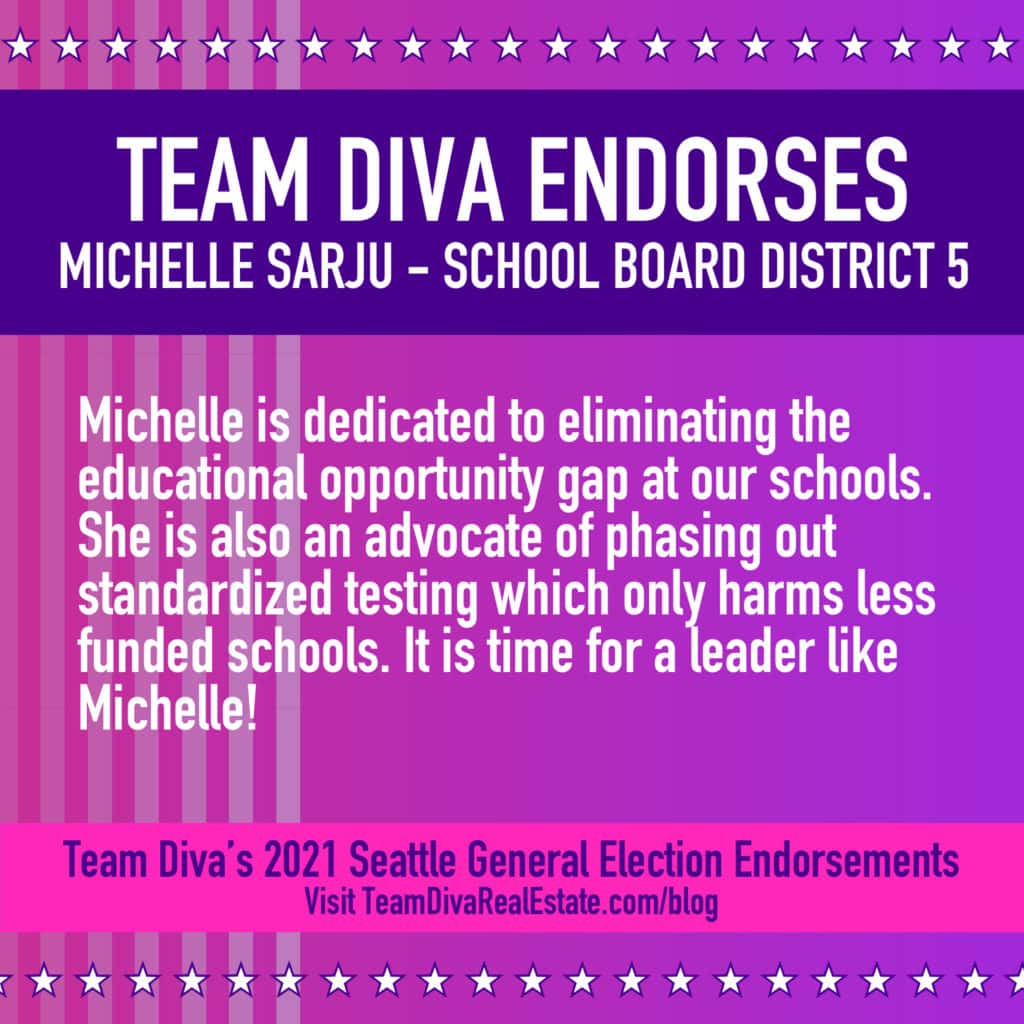 Team Diva Endorses Michelle Sarju Seattle Election 2021