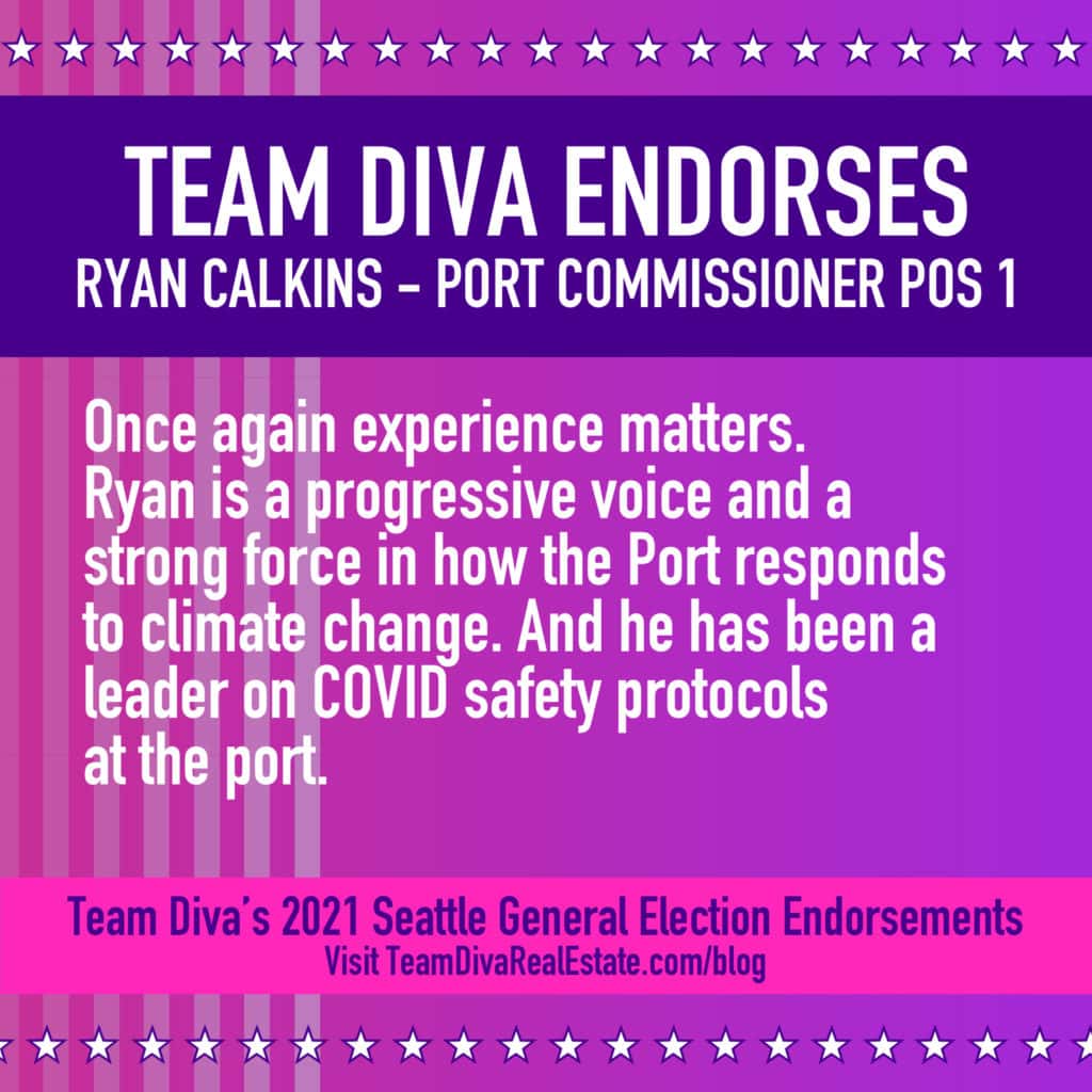 Team Diva Endorses Ryan Calkins Seattle Election 2021