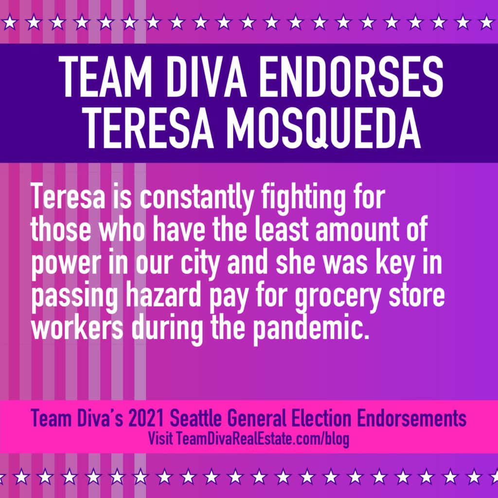 Team Diva Endorses Teresa Mosqueda