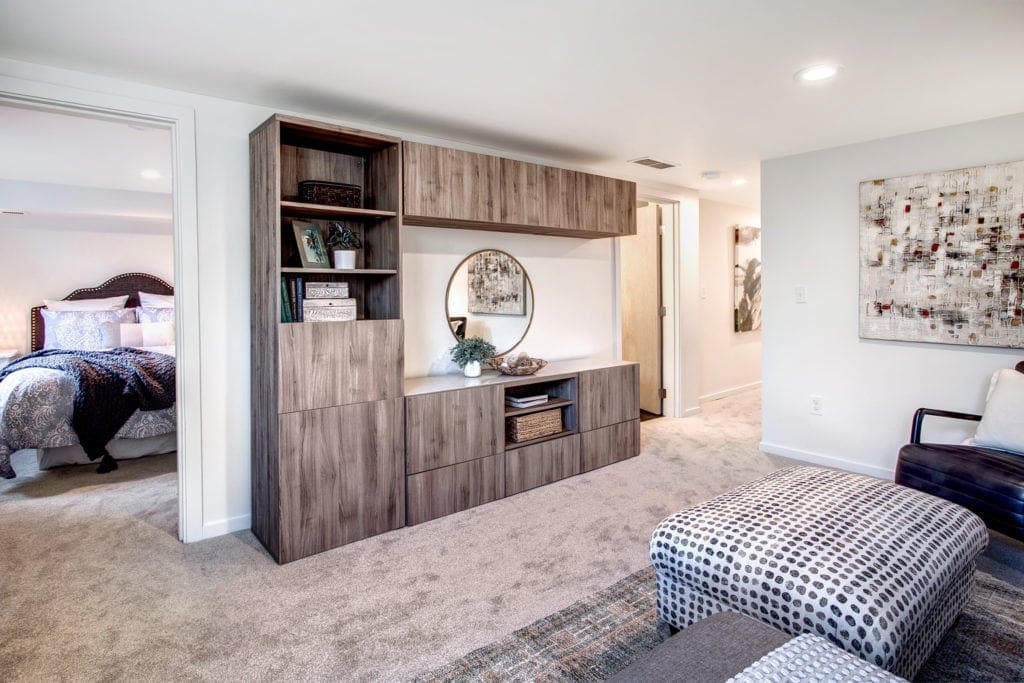 Alki Beach House Basement Living Area 