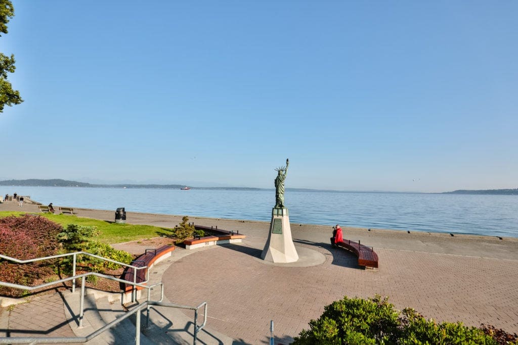 Alki Beach Statue of Liberty