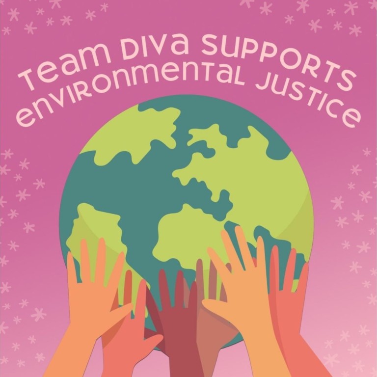Logo for Team Diva Support for Environmental Justice