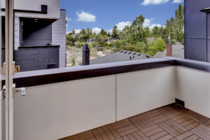 Built Green North Ballard Modern Townhome Owners Suite Patio