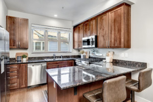 Leschi Townhouse Kitchen with lots of cabinets