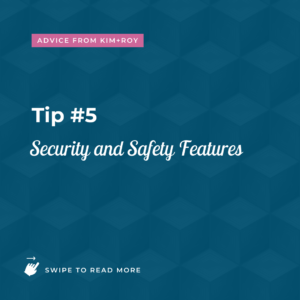 How to make your home a smart home - tip number five - use security and safety features
