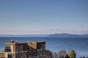 IV West in Queen Anne rooftop view to islands