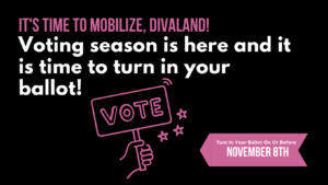 Reminder to all in Divaland - Its time to vote - November 2022