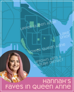 Team Diva Map - Queen Anne - Hannah's favorites