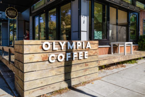 Olympia Coffee Sign Exterior