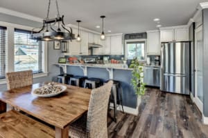 Columbia City Townhouse-Dining room into kitchen