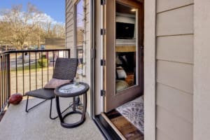 Columbia City Townhouse-Downstairs balcony entrance