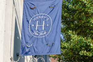 Flag of Harry's Fine Foods in neighborhood of Capital Hill, Seattle, Washintong